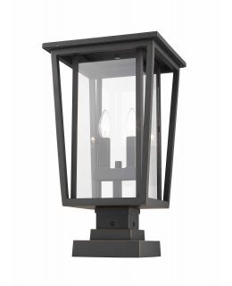 Z-Lite 571PHBS-SQPM-ORB Seoul Square Outdoor Pier Light